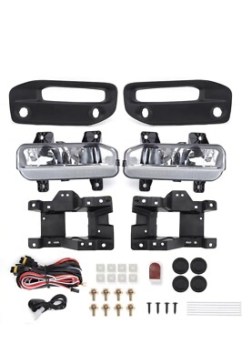 MZORANGE LED Front Bumper Fog Light Lamp Bracket Wires Switch for Dodge Ram