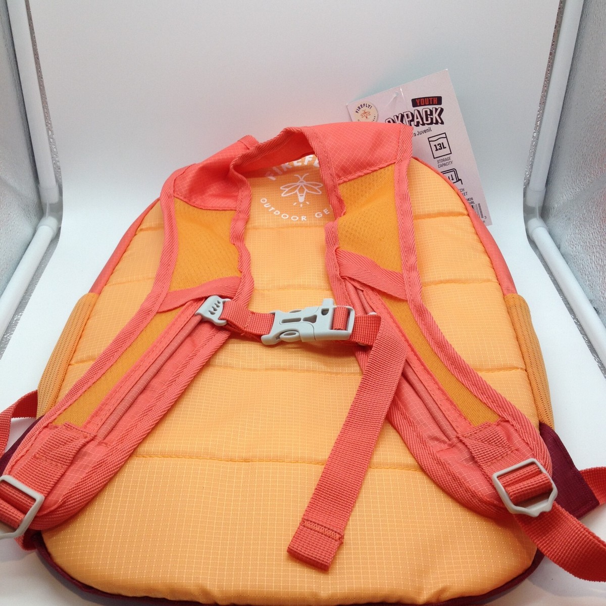 Backpack DTR Water Resistant Antimicrobial High quality Orange Kid Backpacks Orange Print Waterproof School Backpack - Ergonomic Student  main image 2