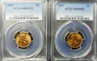 1957-P Lincoln Wheat Cent PCGS MS 65 RED