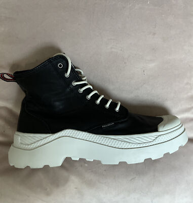 Palladium Original Black Leather Unisex W8'5/39'5, M6'5/39'5High