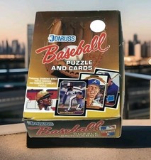 1987 Donruss Baseball Wax Box 36 Packs Rookies Clemente Puzzle Pieces