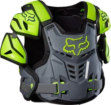 Fox Racing Men's Raptor Vest CE Chest Guard (Dark Shadow Grey) 24814-330