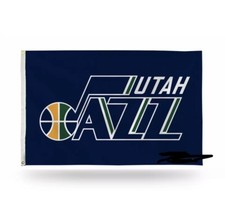 Utah Jazz NBA 3X5 Indoor Outdoor Banner Flag with grommets for hanging