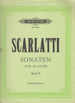 Noten. Scarlatti. Sonaten : für Klavier. Band II