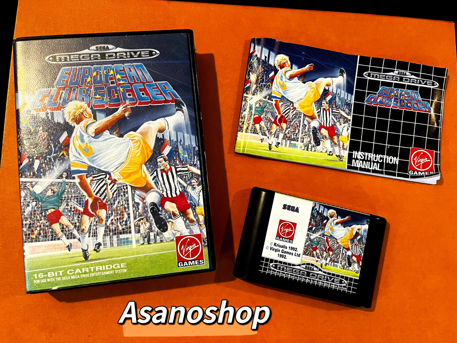 European Club Soccer  SEGA MEGADRIVE