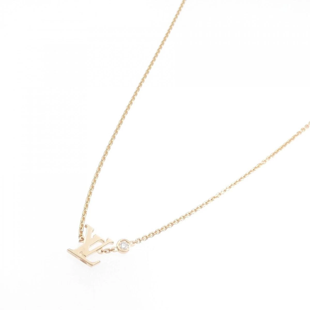 Idylle Blossom Lv Pendant, Yellow Gold And Diamond