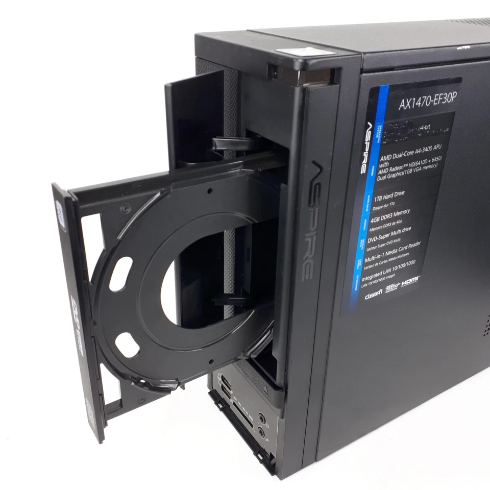 Acer Aspire AX1470-EF30P AMD A4-3400 APU 4GB Ram 1TB HDD No OS Boots BIOS W1002 - Image 3 of 4