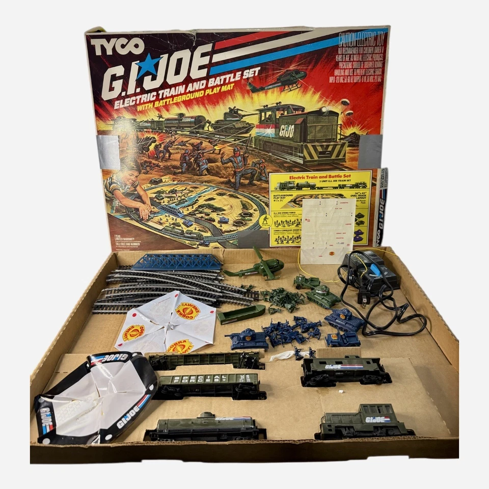 Vintage 1983 Tyco GI JOE Electric Train And Battle Set - Image 2 of 4