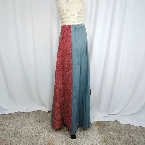 Vintage Chessa Davis Skirt Small Maxi Western - Picture 6 of 10