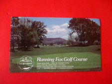 vtg - Golf Scorecard - RUNNING FOX GOLF COURSE gc - Chillicothe OH
