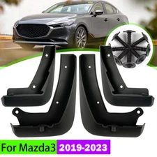 4pcs For Mazda 3 BP Sedan 2019-2023 Mud Flaps Mudguards Splash Guards Front Rear