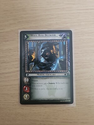 LOTR TCG Rise of Saruman White Hand DESTROYER 17r124 LP 