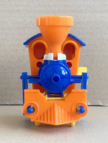 Soviet toy Steam Train - mechanical winding - plastic - in original package - Picture 4 of 13