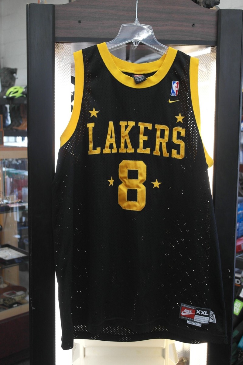 VTG Nike Los Angeles Lakers jersey Kobe Bryant #8 Sz XXL Black