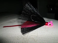 3 Pack Snook Flare Hawk Jigs Flair Pink+Black Weight+Hook Choice T&A JIGS