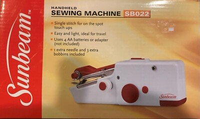 New Sunbeam Portable Cordless Handheld Sewing Machine sb022