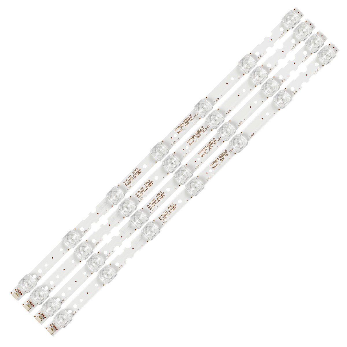 Kit/4pcs TV LED Strips For TCL-GIC-50D6-3030-4X7-LX20180417 50D6