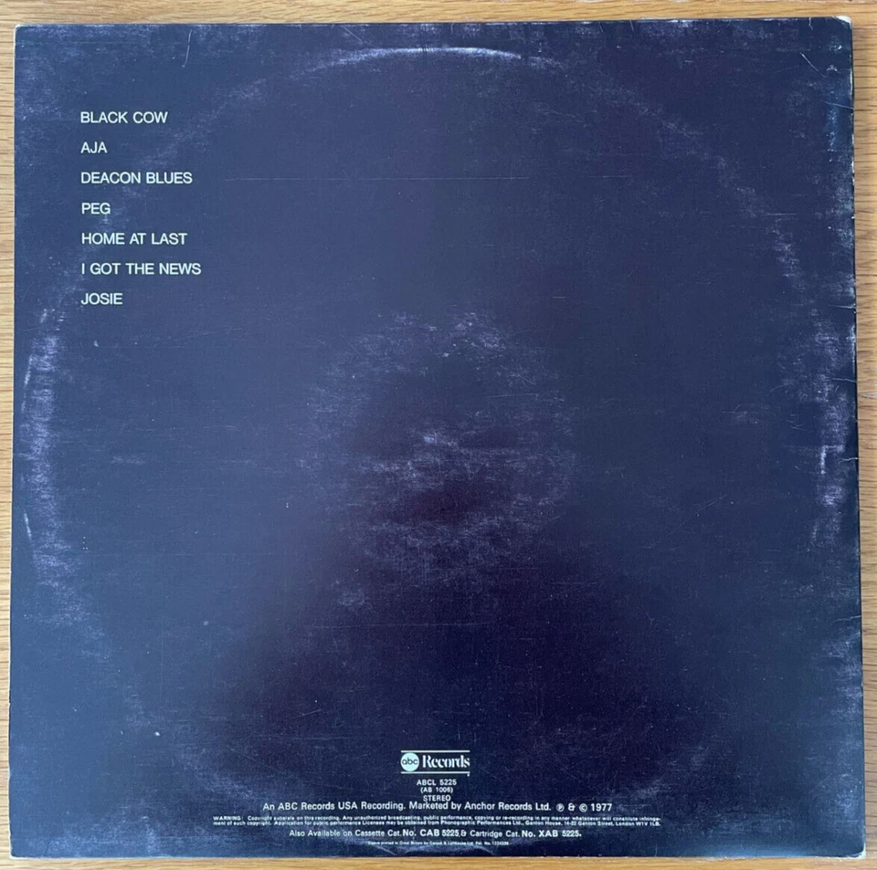 STEELY DAN - AJA 1st UK Press ABC Records 1977 LP VG+ - Image 2 of 4