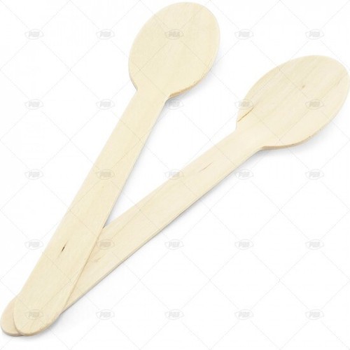 Disposable Wooden Cutlery SPOONS for Christmas Party Catering Weddings Birthdays - Picture 2 of 3