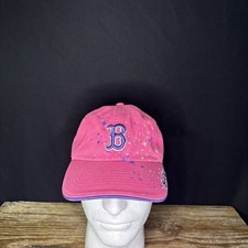 Boston Red Sox, Pink Glitter, Adjustable Hat, Kids Brand 47, One Size, Baseball