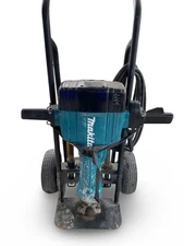 Makita Jack Hammer hm1810 on dolly with 4 bits (9284979)