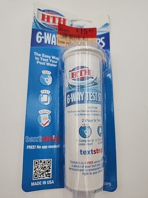 HTH Pool Care 6-Way Test Strips (30-Count) 1276 HTH 1276 073187012746
