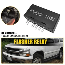 LED Hazard Warning Flasher Relay Turn Signal For 2003-2006 Chevrolet Silverado