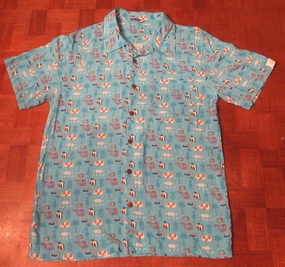 Cisco Systems Return of the Nerds tech networks button-fnt Hawaiian shirt MEDIUM
