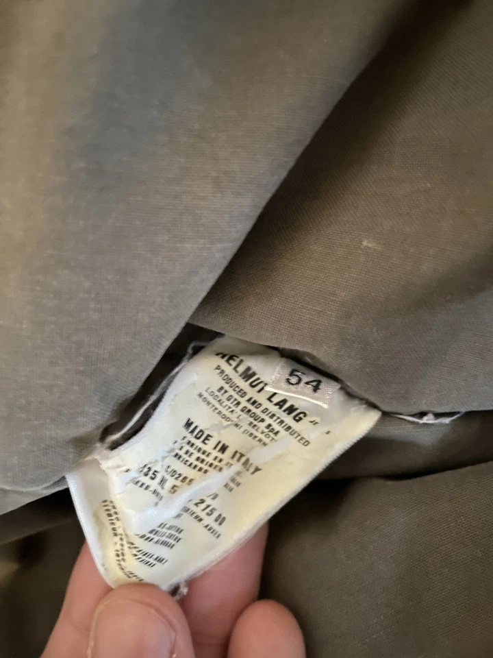 Parka de algodón Helmut Lang 1999 Foto 3 de 4