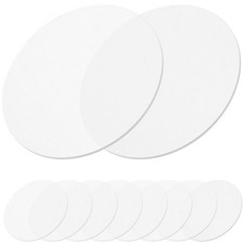 10Pcs Clear Acrylic Circles Durable Plastic Discs for Engraving and Decoration
