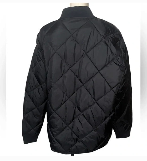 NWT $195 Calvin Klein Men's Black Camo Reversible Diamond Quilted Jacket XXL image 10