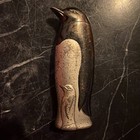 Vintage Novelty Butane Lighter Refillable penguin parent with baby on case — photo 3