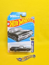 Hot Wheels Black Chevy El Camino Fast & Furious HW Screen Time #147 & Gift🔥30