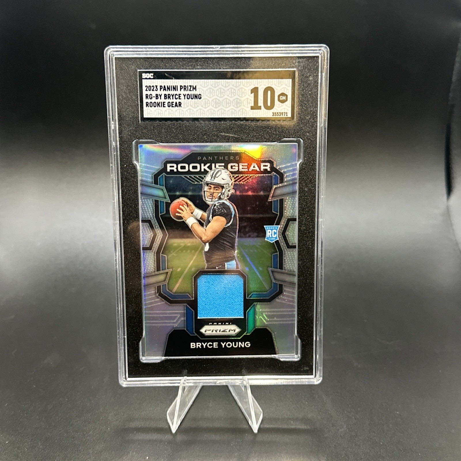 2023 Panini Prizm Bryce Young Premier Jerseys RC # PJ-BY Panthers SGC 10 💎 🔥