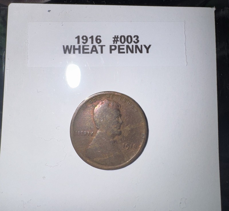 1916 Lincoln Wheat Small Cent Philadelphia Bronze BN Business Strike KM#132