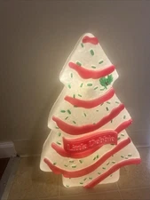 Little Debbie Snack Christmas Tree Cake LED Blow Mold Decor 22 Inch New!