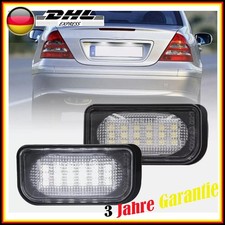 F&uuml;r Mercedes C-Klasse W203 4D CLK A209 W209 C209 R230 LED Kennzeichenbeleuchtung