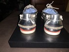 Polo Ralph Lauren Merton Silver Metallic Boat Shoes Mens Sz 9.5 Leather Chrome — photo 6