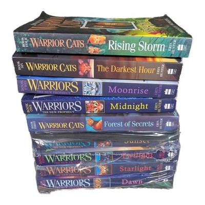 Warrior Cats Series by Erin Hunter 9 Book Set Collection Used Good Condition UK