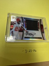 2017 Panini Select Silver Prizm /99 Jabrill Peppers #JM-JP Auto Cleveland Browns