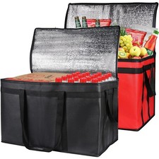 2-Pack Insulated Food Delivery Bag XXX-Large Heavy Duty