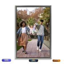 Stupell Industries Custom Hanging Wall Art - Luster Gray Frame - 17x25 Inches