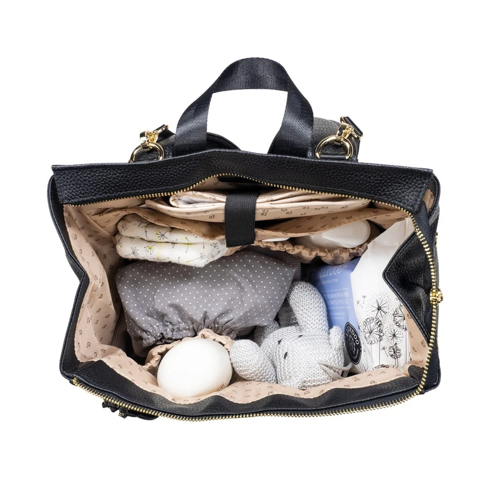 Pasito a Pasito Zaino in Ecopelle London Black New - Immagine 4 di 4