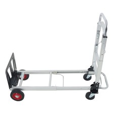 Aluminum Hand Truck 2 in 1 Folding Dolly Cart 400 lbs Capacity Heavy Duty 150kg