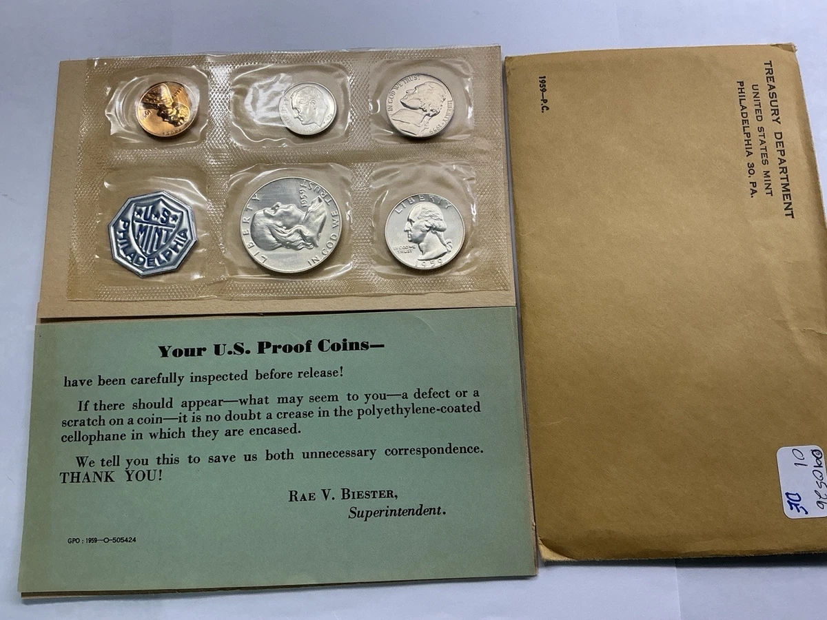 25+ 1959 US Coin Proof Sets for sale | Updated Oct 2026