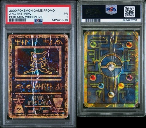 2000 POKEMON GAME MOVIE ANCIENT MEW POKEMON 2000 MOVIE - PSA 1