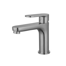 Orans London Bathroom Modern Mono Basin Sink Mixer Tap (Grey)