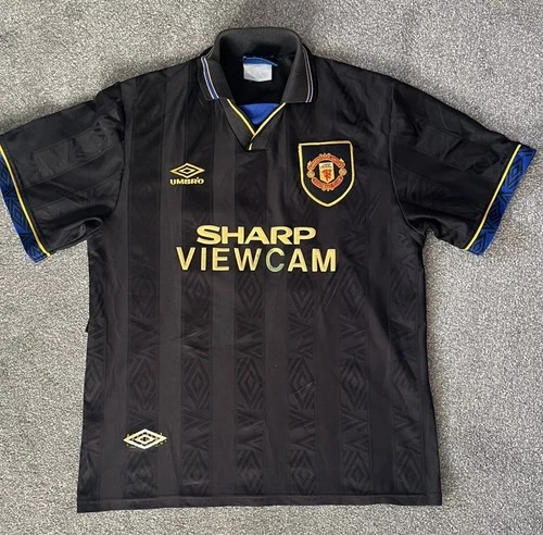 Manchester United 1993/1994 Away Shirt Umbro Genuine Large