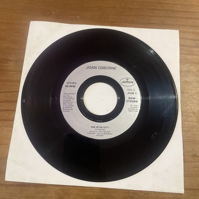 Joan Osborne One of Us 7 Inch Rare  Used (Tested) Vinyl