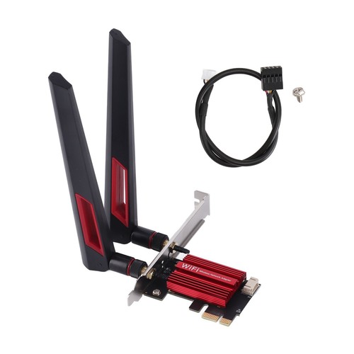 7260AC Pro PCIE WiFi Card 1200Mbps 2.4G 5G Dual Band BT4.0 PCIE Wireless Netw FY - Afbeelding 17 van 22